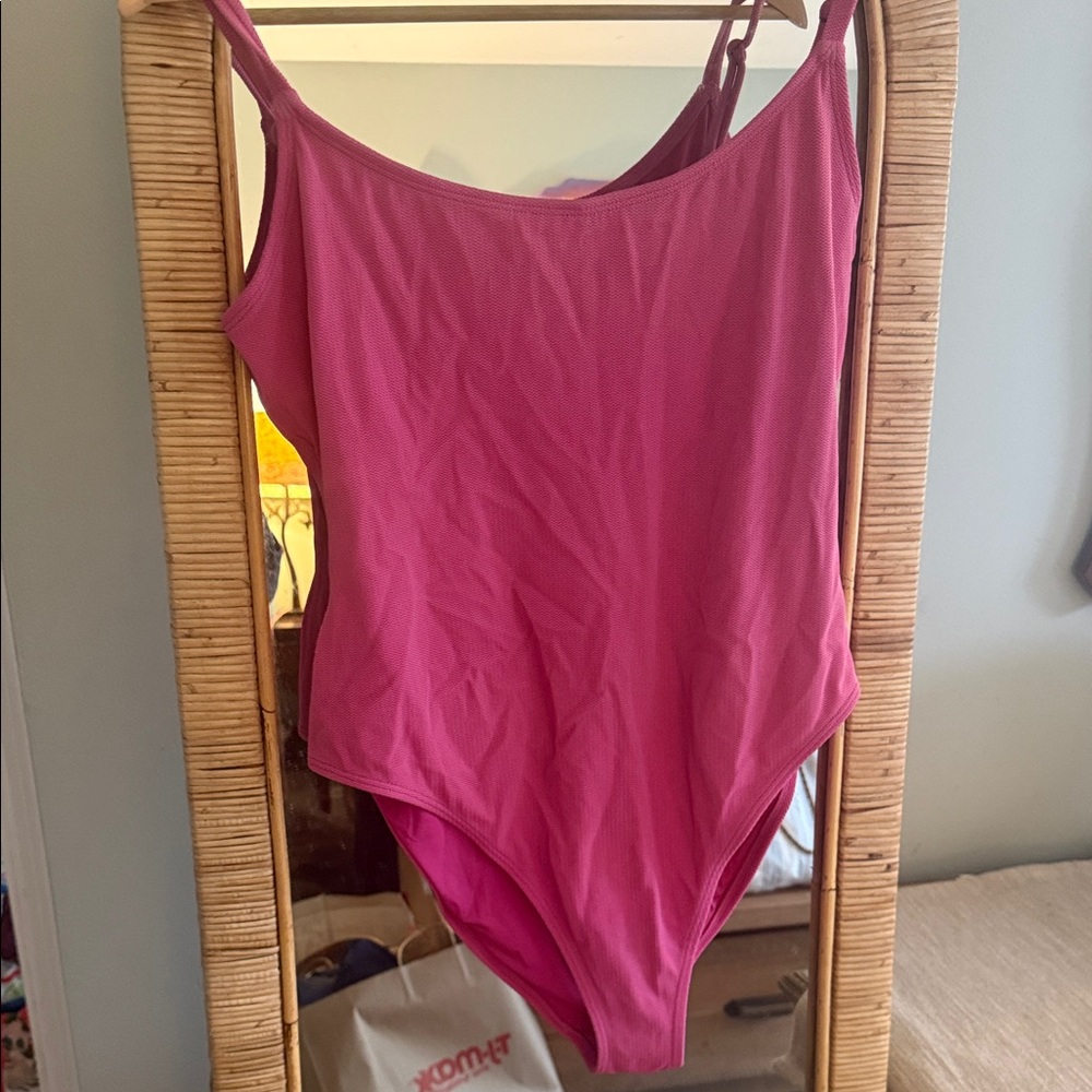 Andie Bright Magenta One-Piece Swimsuit